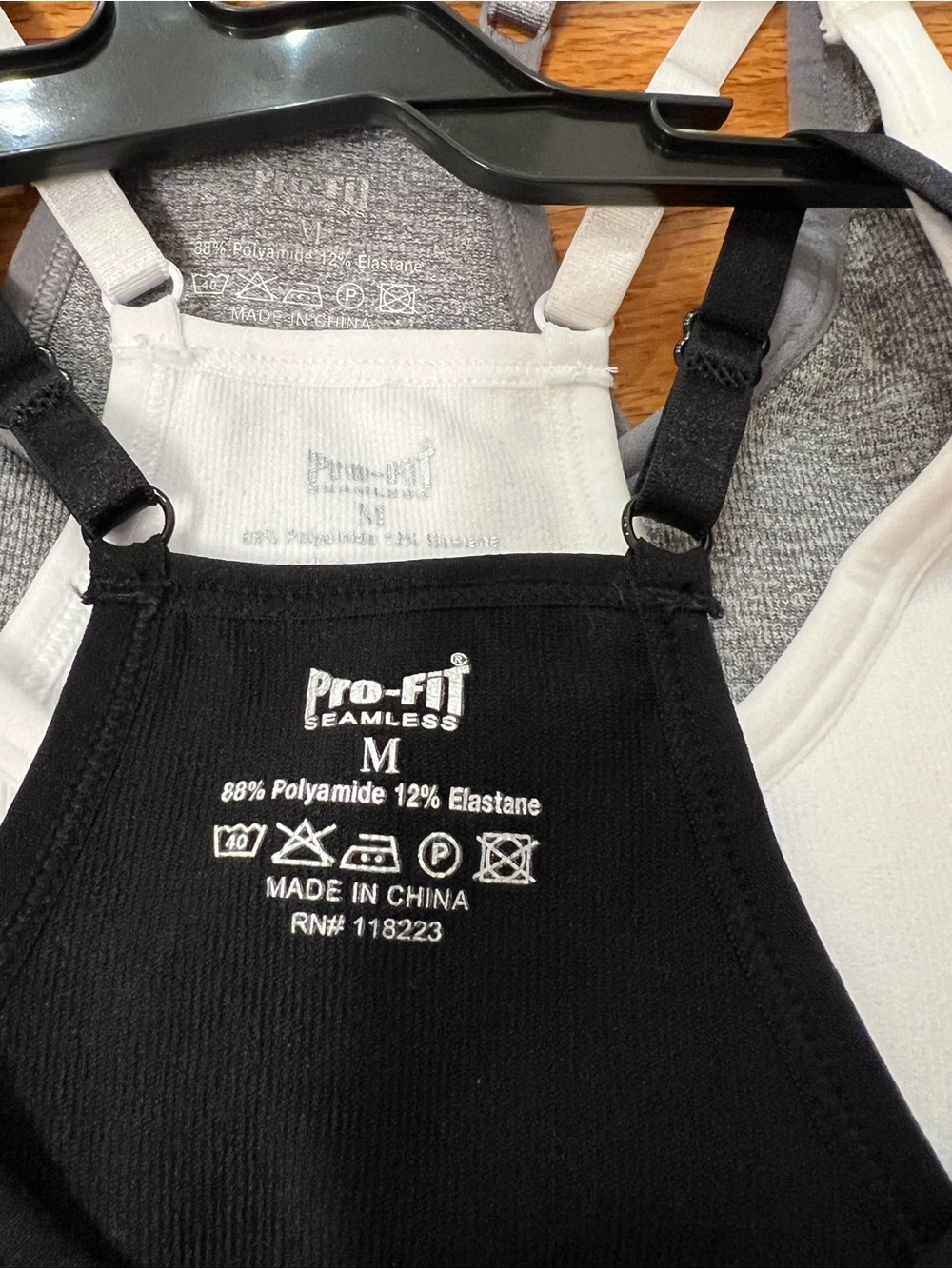 Pro-fit  Ribbed Tank Top 3 Pack - Picture 3 of 6